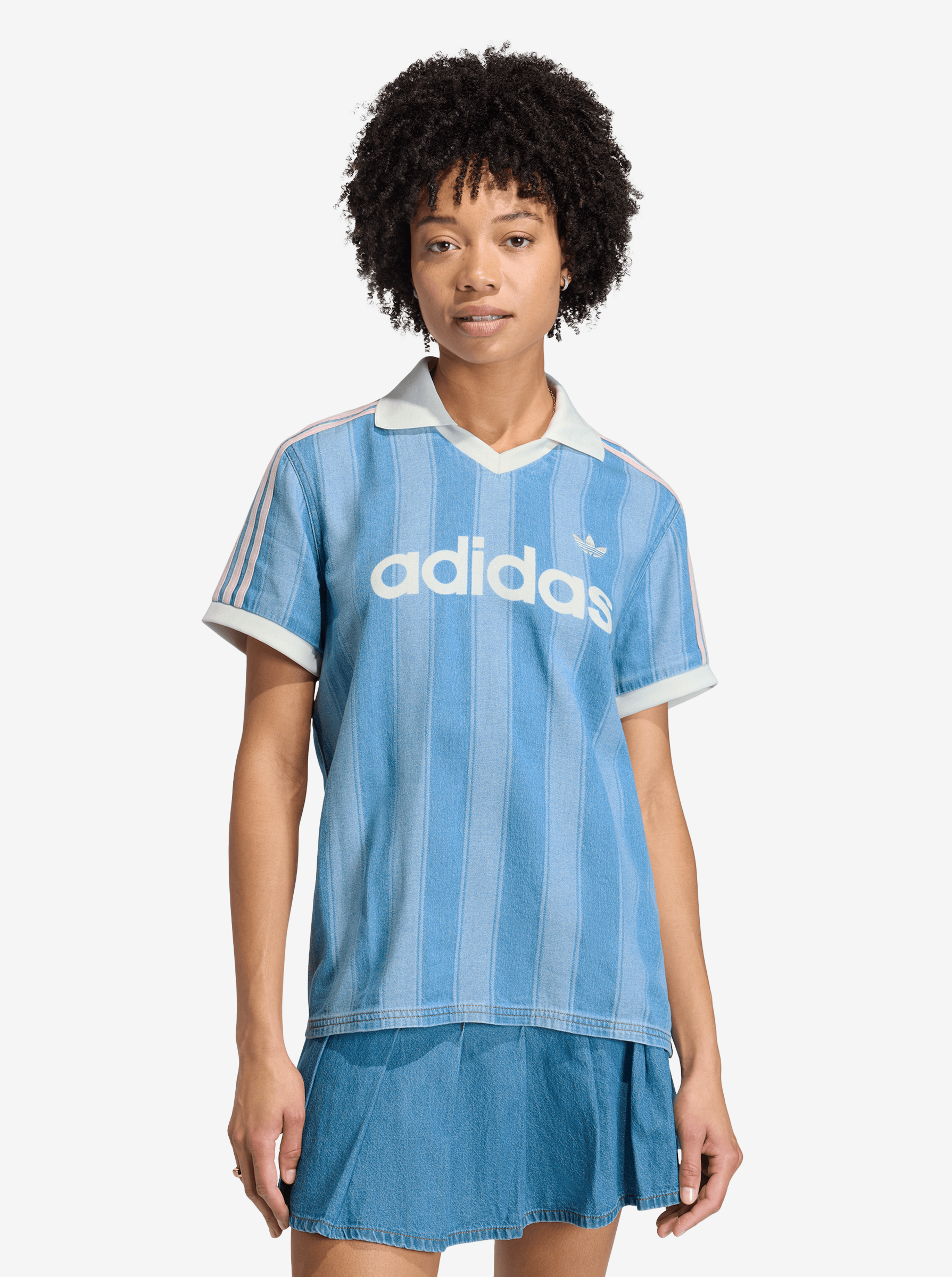 Denim Football Jersey