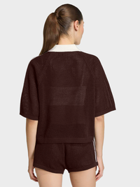 Knitted Crochet Polo