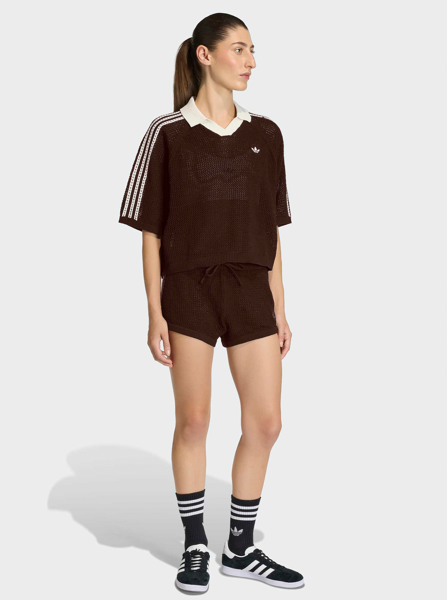 Knitted Crochet Polo