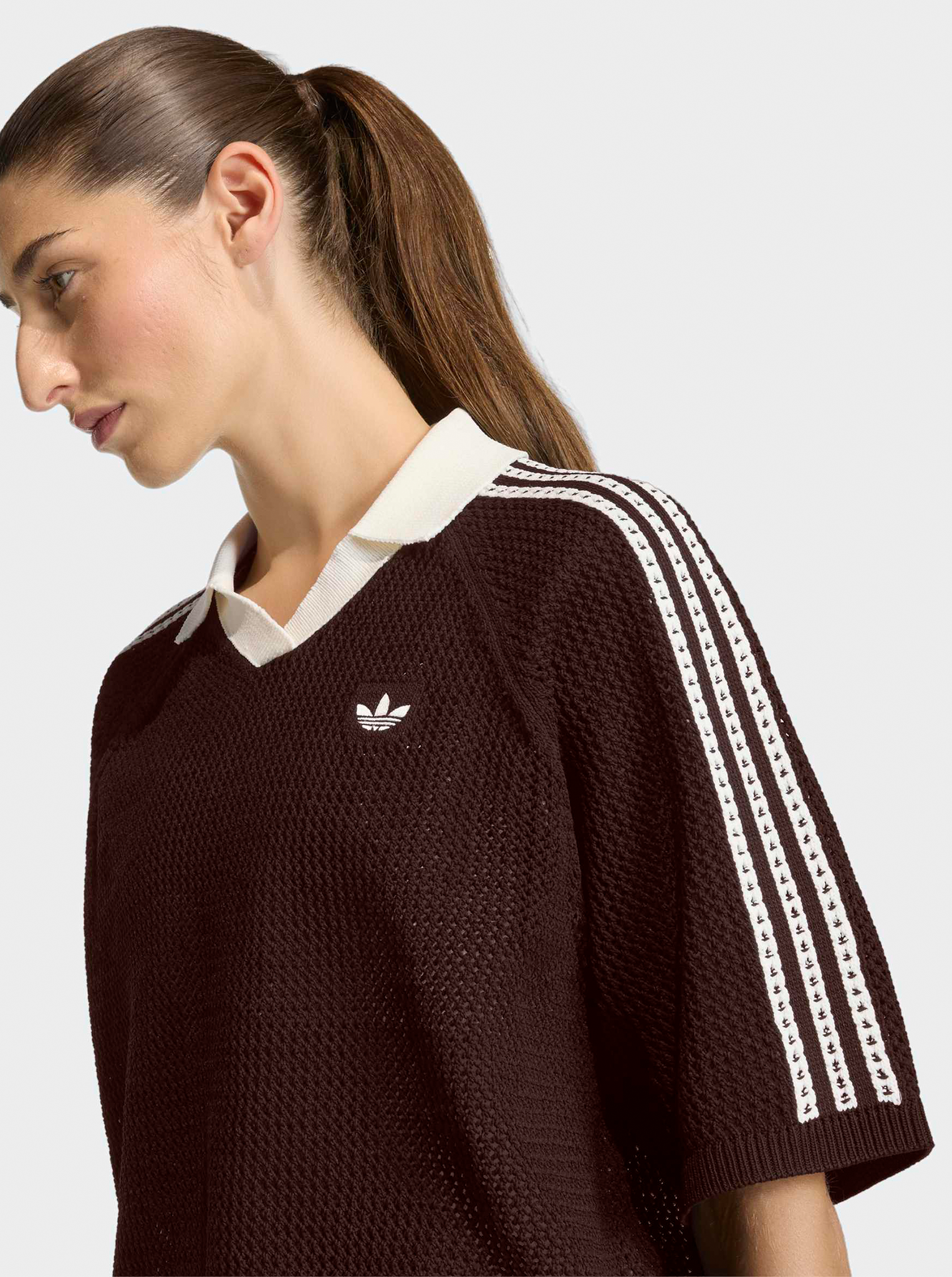 Knitted Crochet Polo