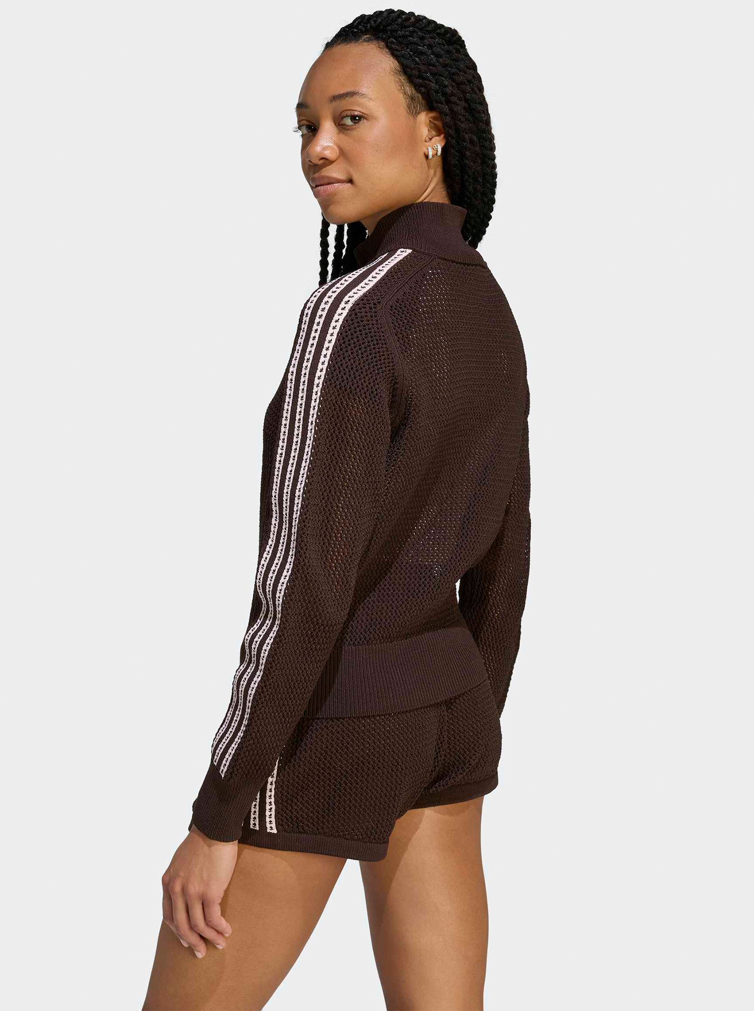 Knitted Crochet Firebird Track Top