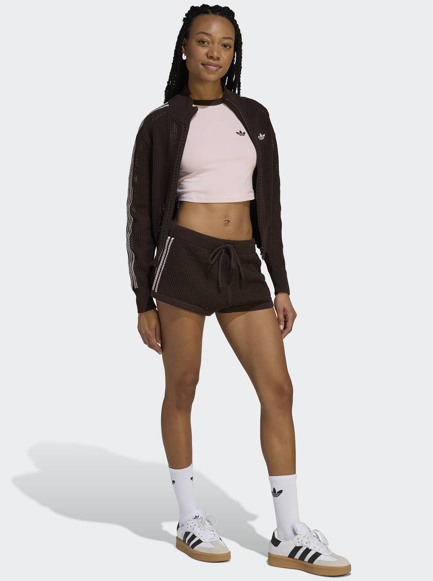 Knitted Crochet Firebird Track Top