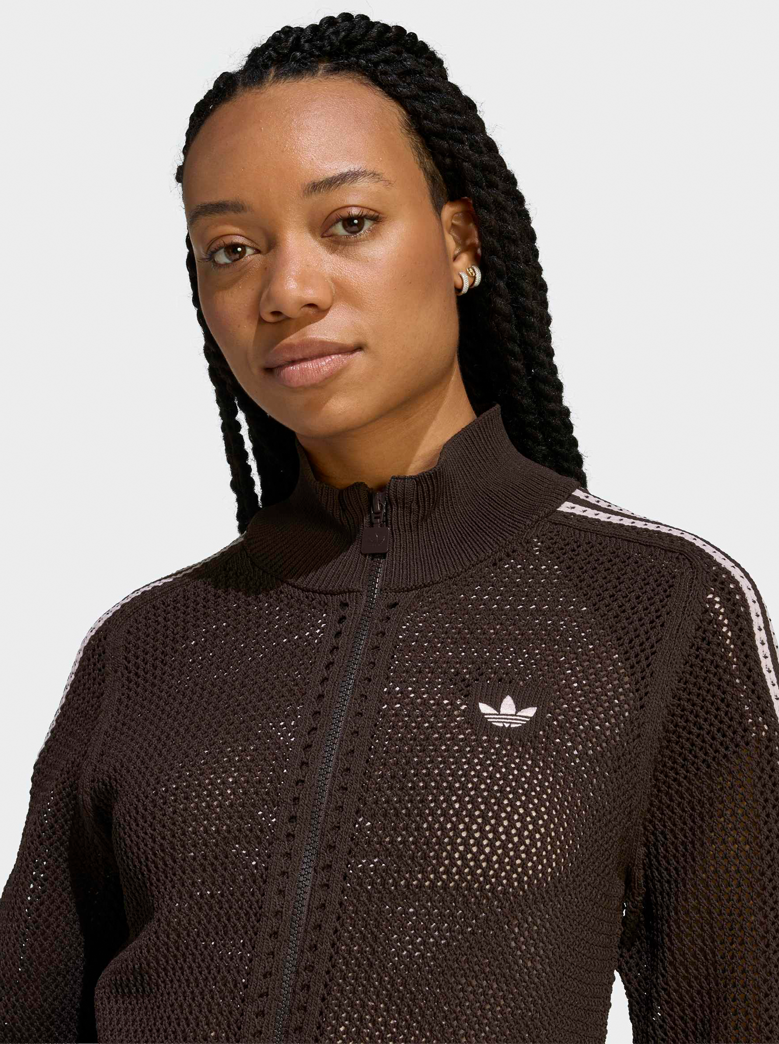 Knitted Crochet Firebird Track Top
