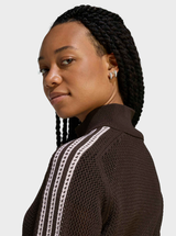 Knitted Crochet Firebird Track Top