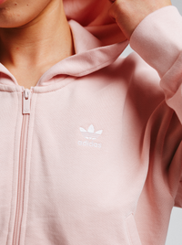 Essentials French Terry Cropped Zip Hoodie