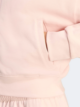 Essentials French Terry Cropped Zip Hoodie