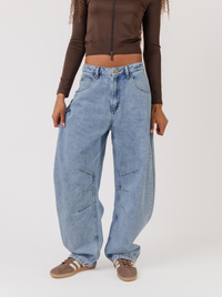 Barrel Denim Pant