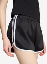 Satin 3-Stripes Sprinter Shorts