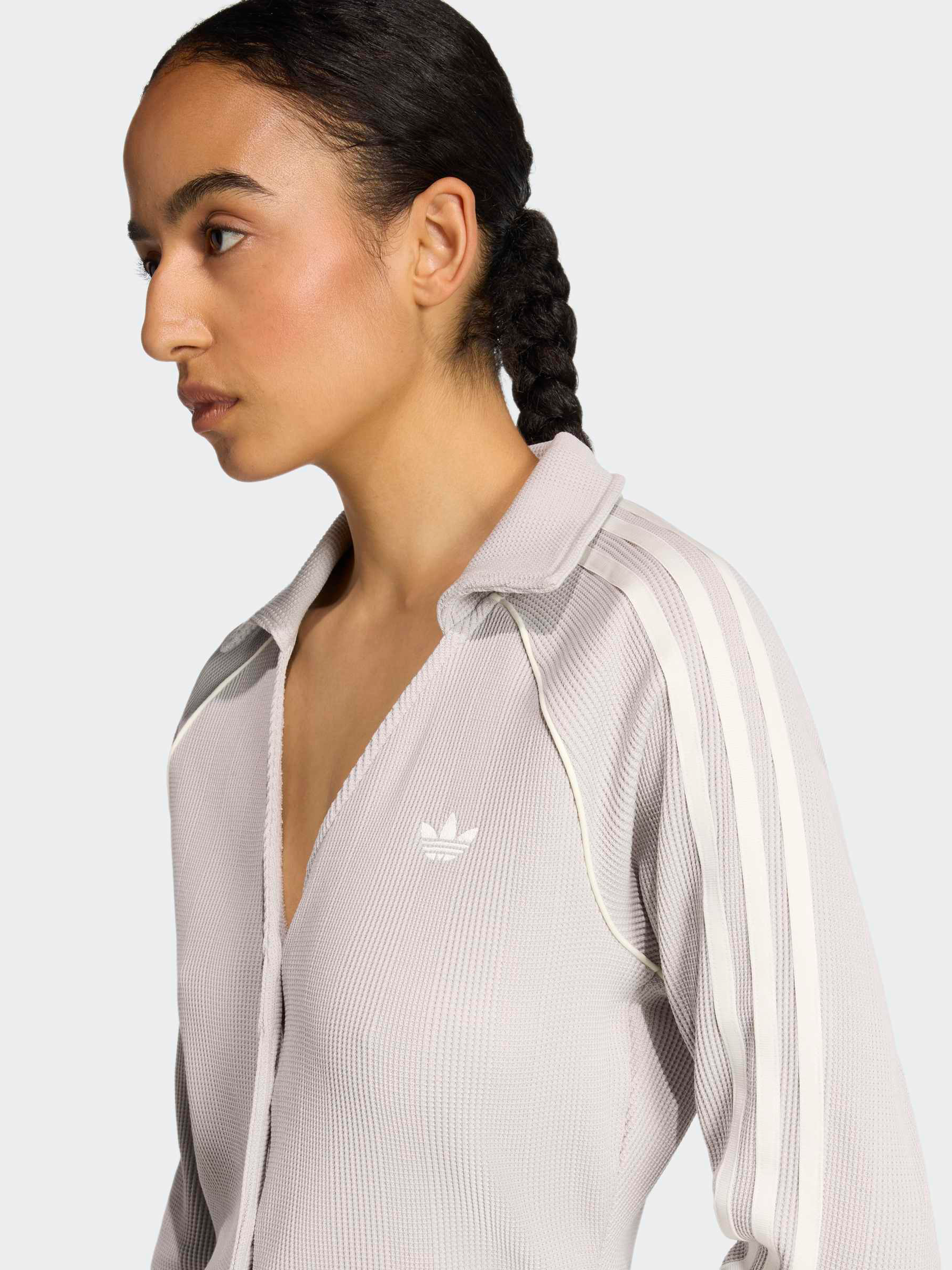 Button Down Waffle Top