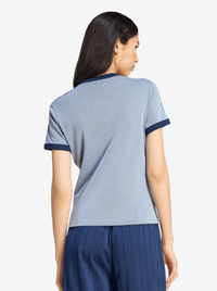 Heather 3-Stripes Cali Tee