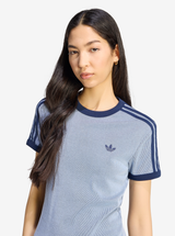 Heather 3-Stripes Cali Tee