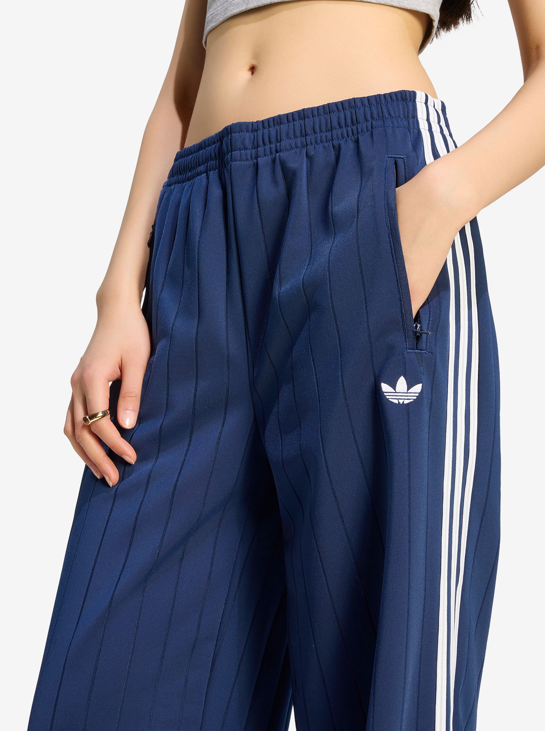 Pinstripe Firebird Loose Trackpants