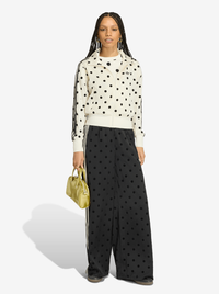 Satin Polka Dots Track Top