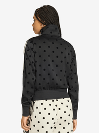 Satin Polka Dot Track Top