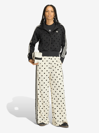 Satin Polka Dot Track Top