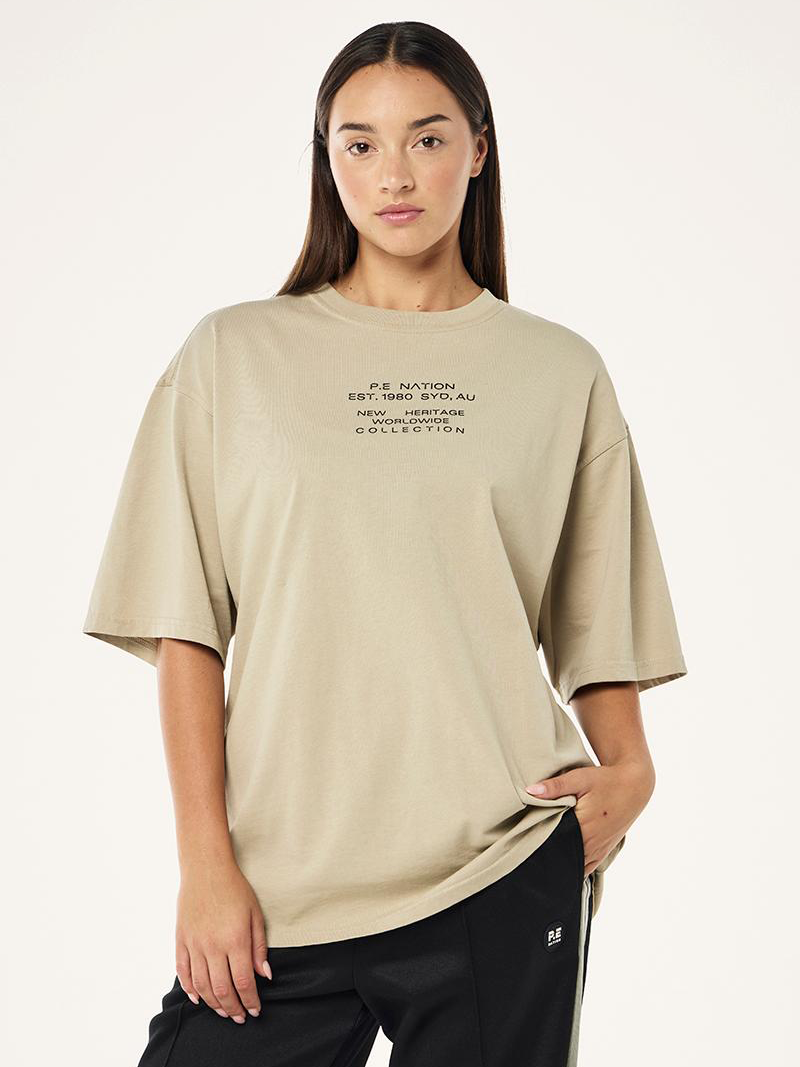 Lamont Tee in Washed Biscuit