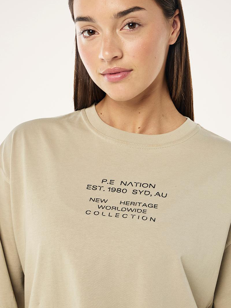 Lamont Tee in Washed Biscuit