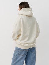Applique Hoodie in Vanilla