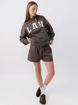 Applique Fleece Shorts