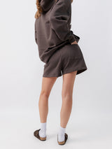 Applique Fleece Shorts