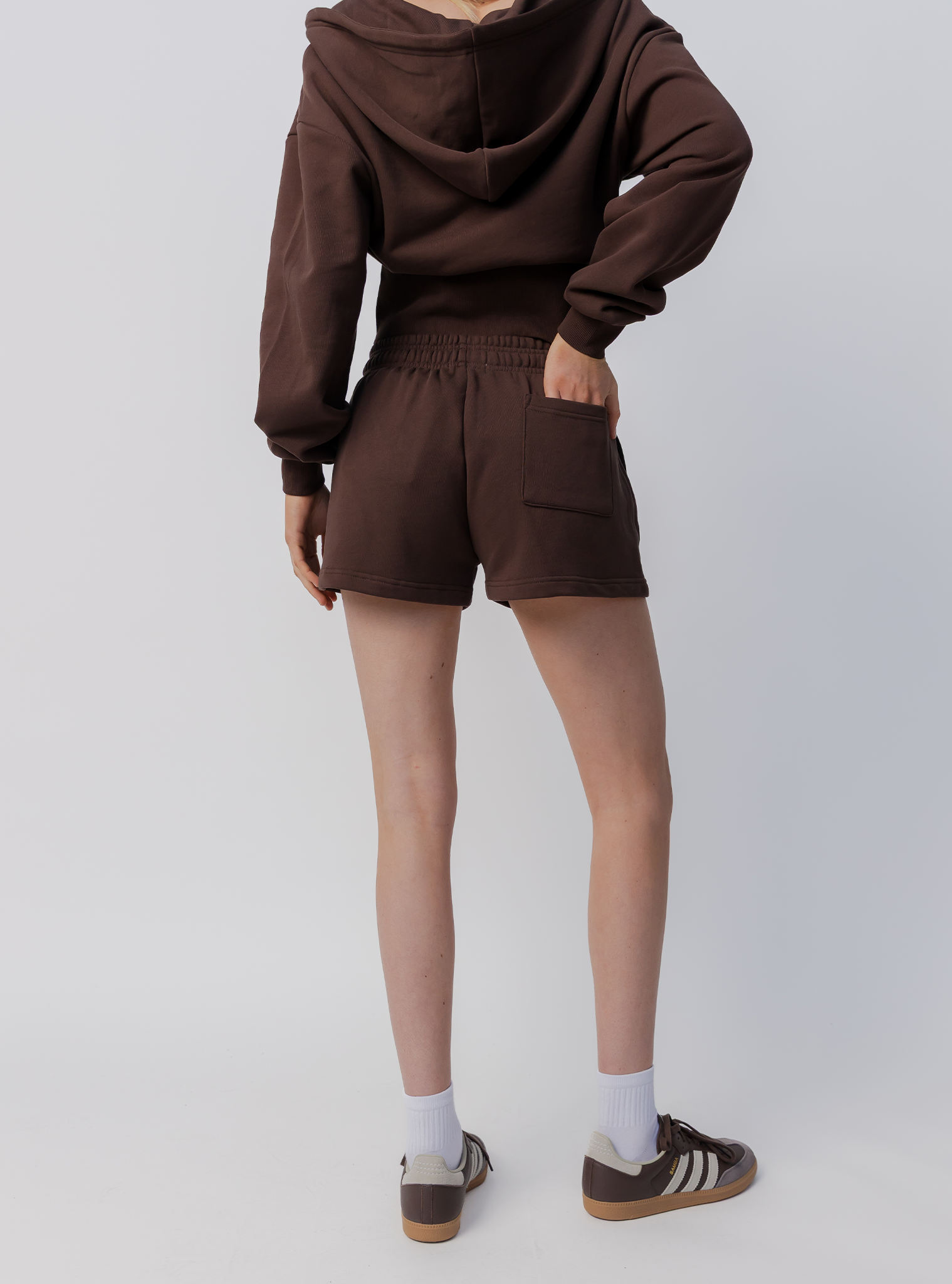 Applique Fleece Short