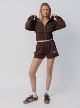 Applique Fleece Short