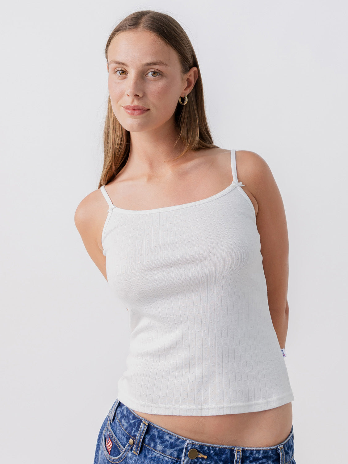 Pointelle Tank