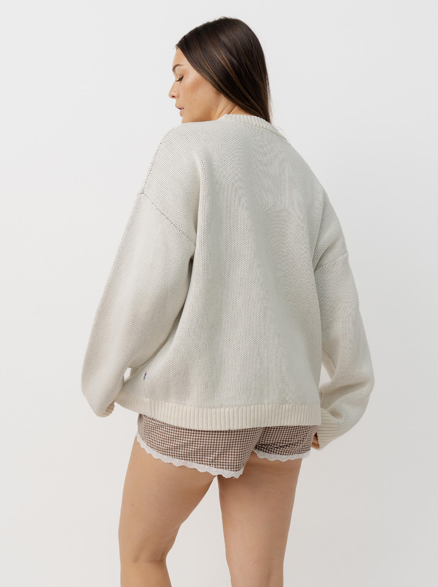 Jaquard Knit in Vintage Cream