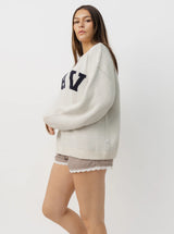 Jaquard Knit in Vintage Cream