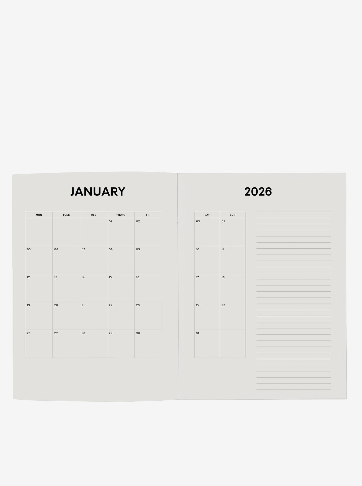 Lettuce Weekly Diary 2026