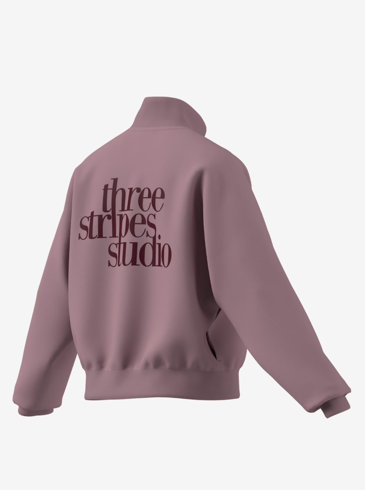 3-Stripes Studio Fleece Half Zip Sweat