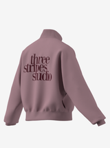 3-Stripes Studio Fleece Half Zip Sweat