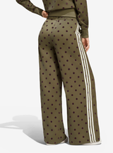 Satin Polka Dots Wide Leg Pant