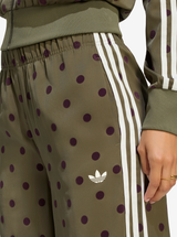 Satin Polka Dots Wide Leg Pant