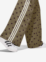 Satin Polka Dots Wide Leg Pant