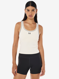 Nexus Rib Tank in Whisper White & Smokestone