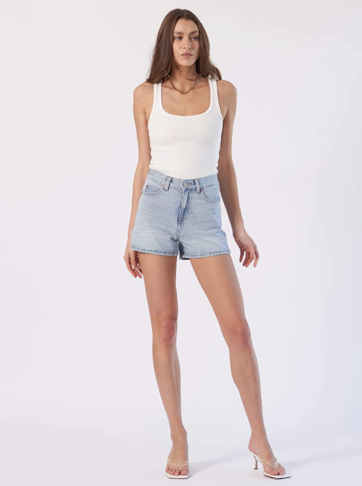 Nora Shorts in Stream Light Fade
