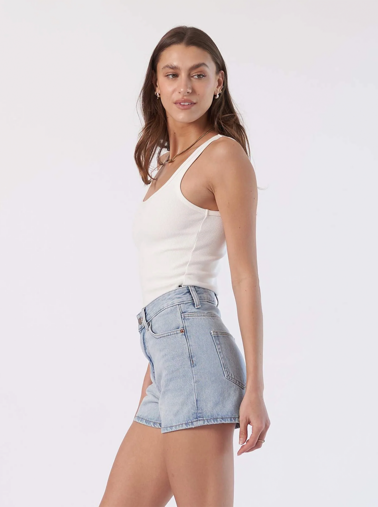 Nora Shorts in Stream Light Fade