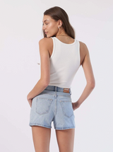 Nora Shorts in Stream Light Fade