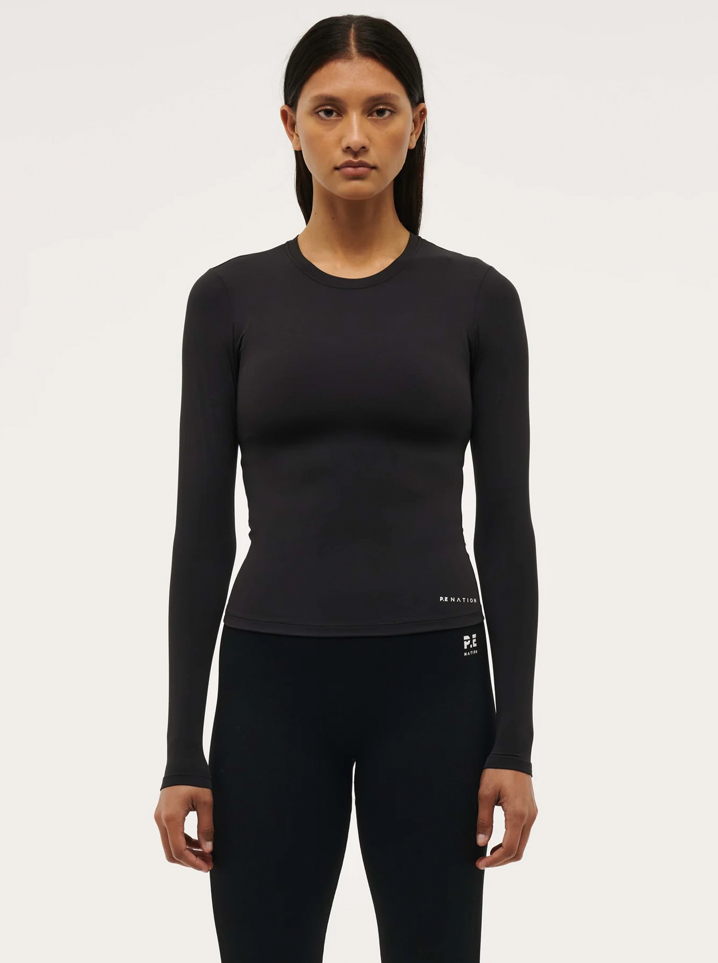 Foundation Long Sleeve Top In Black