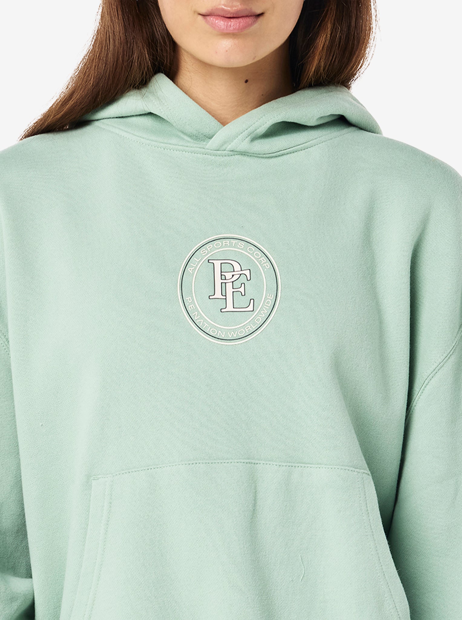 Pulse Hoodie in Dusty Mint
