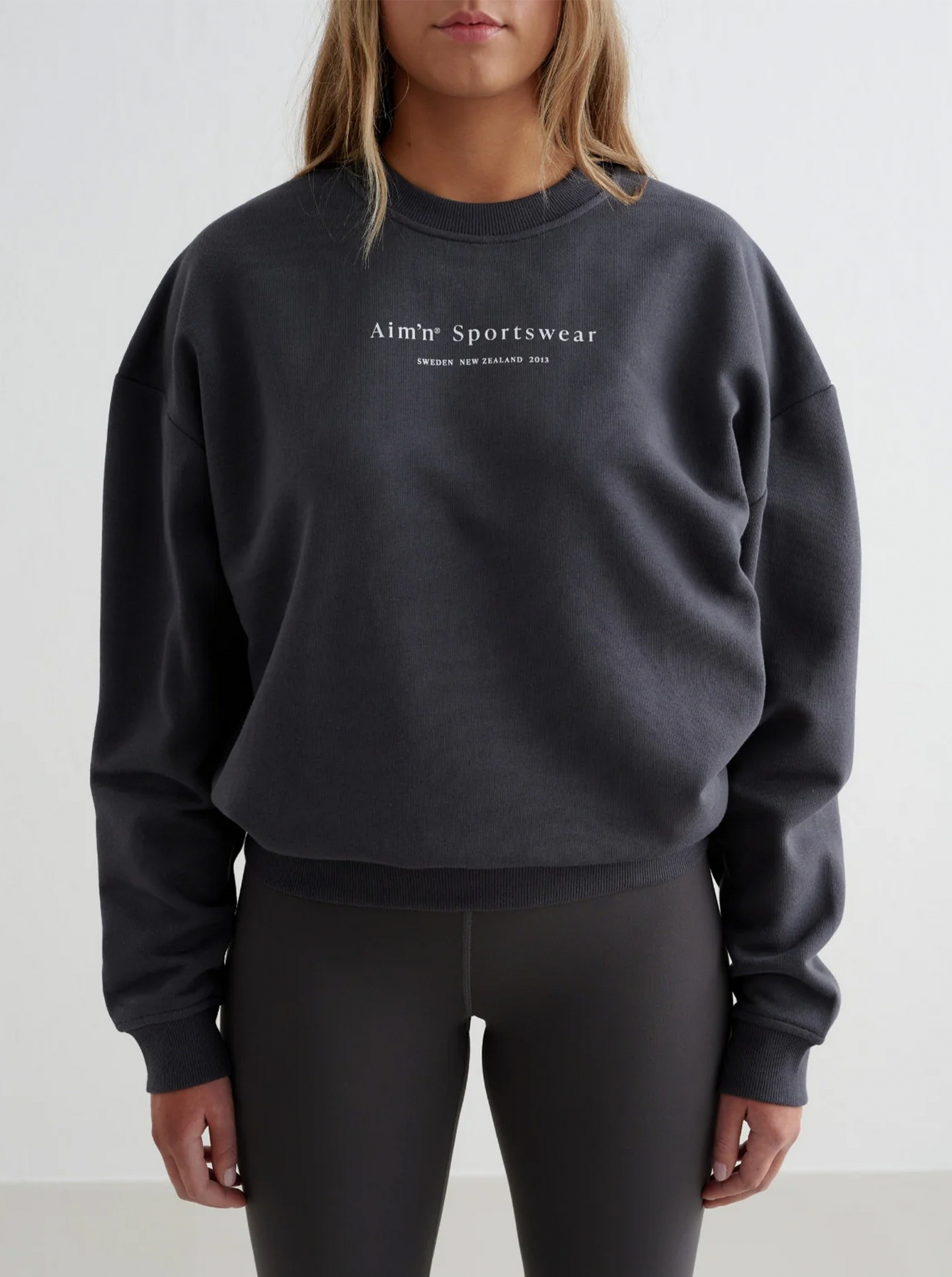 Shadow Grey Serif Sweatshirt