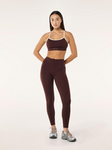 Signature Sports Bra in Mahogany