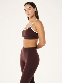 Signature Sports Bra in Mahogany