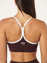 Signature Sports Bra in Mahogany