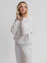 Heritage Hoodie in Snow Marle