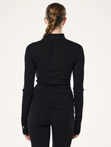 Social Club Zip Jacket in Black