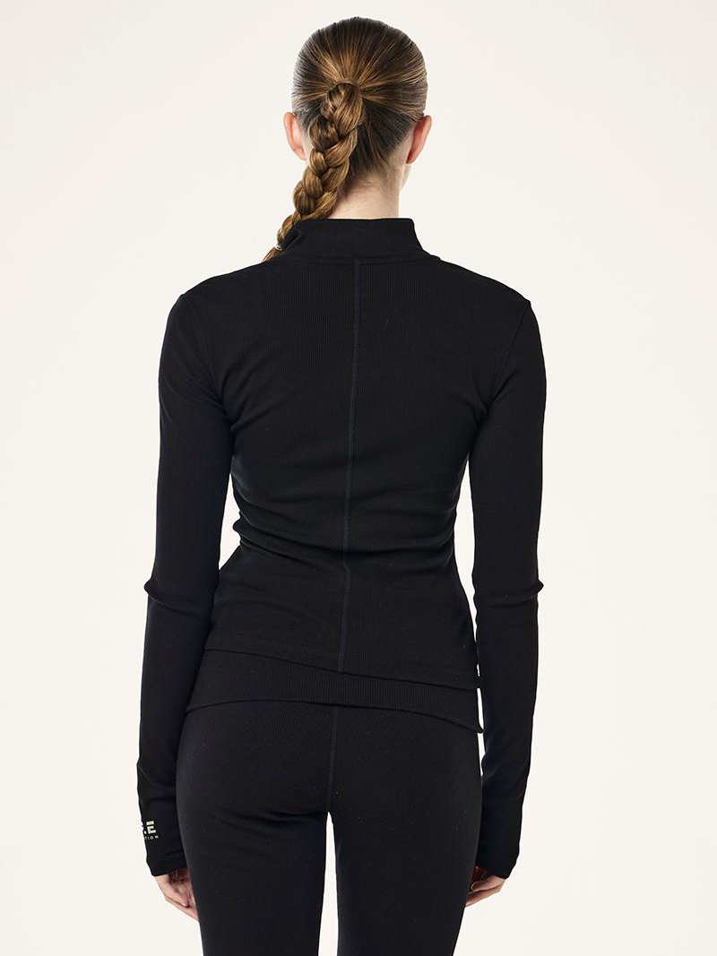 Social Club Zip Jacket in Black