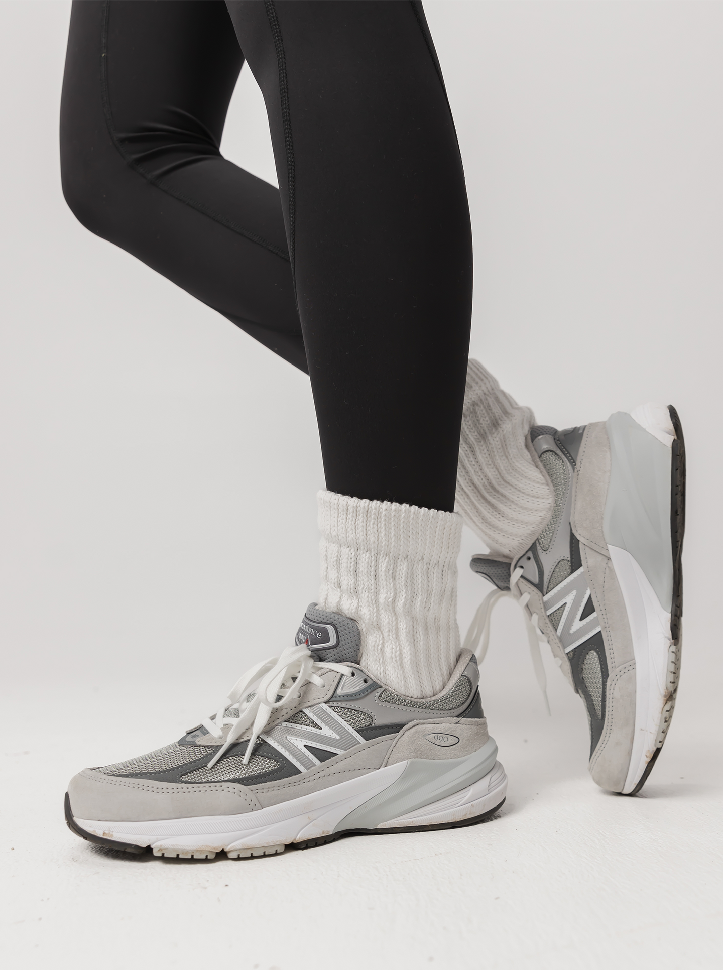 Scrunch Socks White