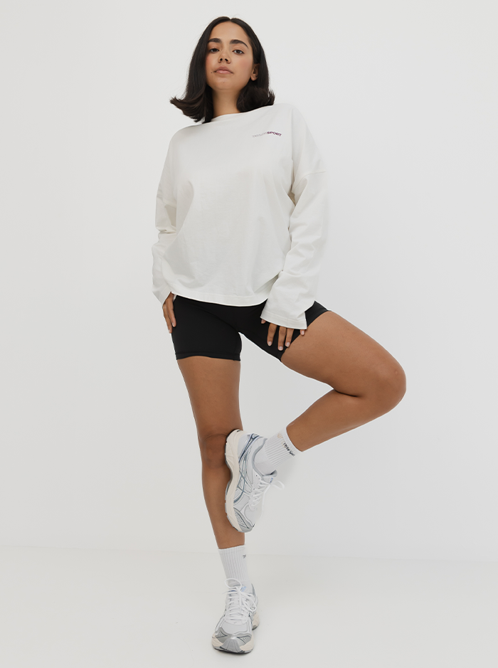 Essential Long Sleeve in White